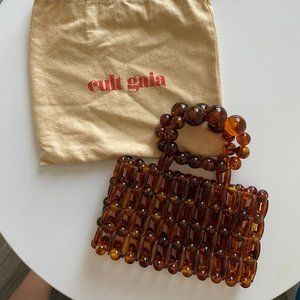 Cult Gaia Cora Beaded Clutch Bag (NEW)